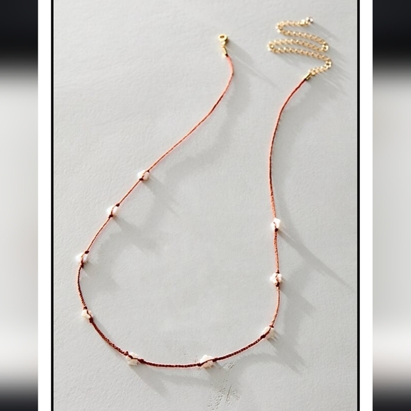 Free People Jewelry - Free People,  Delicate Flower Belly Chain, Rust- NWT